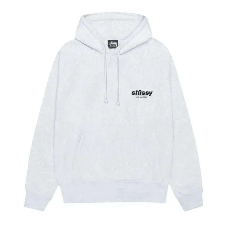 Stussy Rollers Hoodie Ash Heather