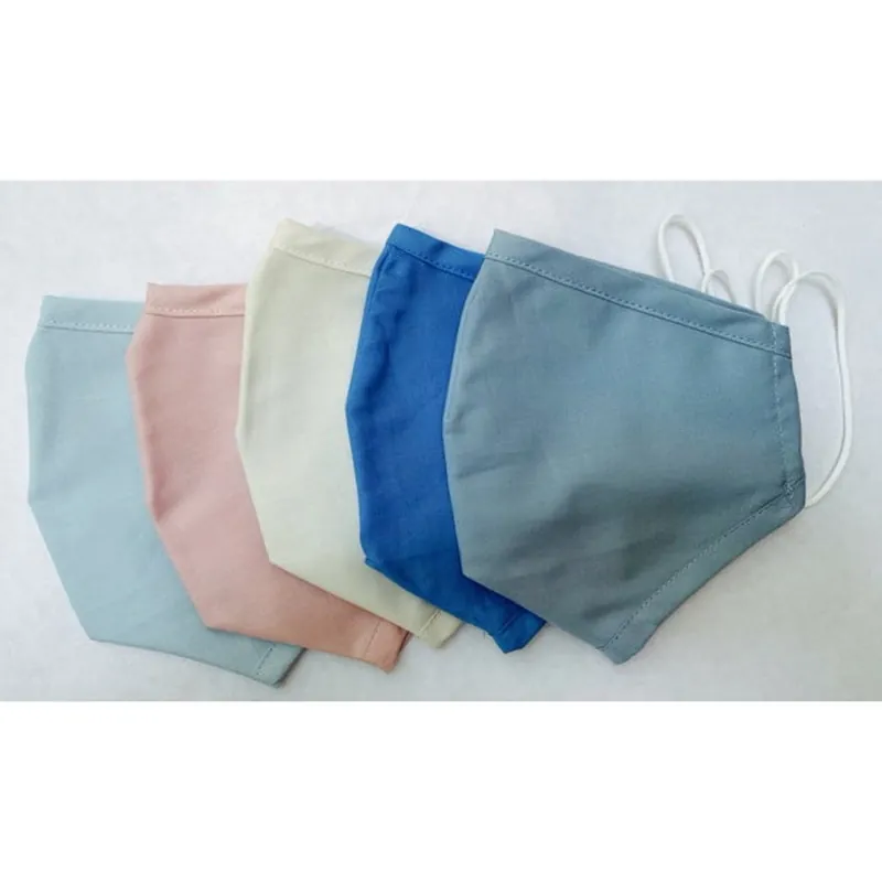 CLOSEOUT: Organic Cotton Face Masks- 4 pack- All Sales Final!