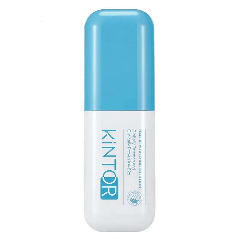 KINTOR 0.5% KX-826 Anti-Hair Loss Solution is suitable for androgenic hair loss and can be used by both men and women (Blue Bottle)