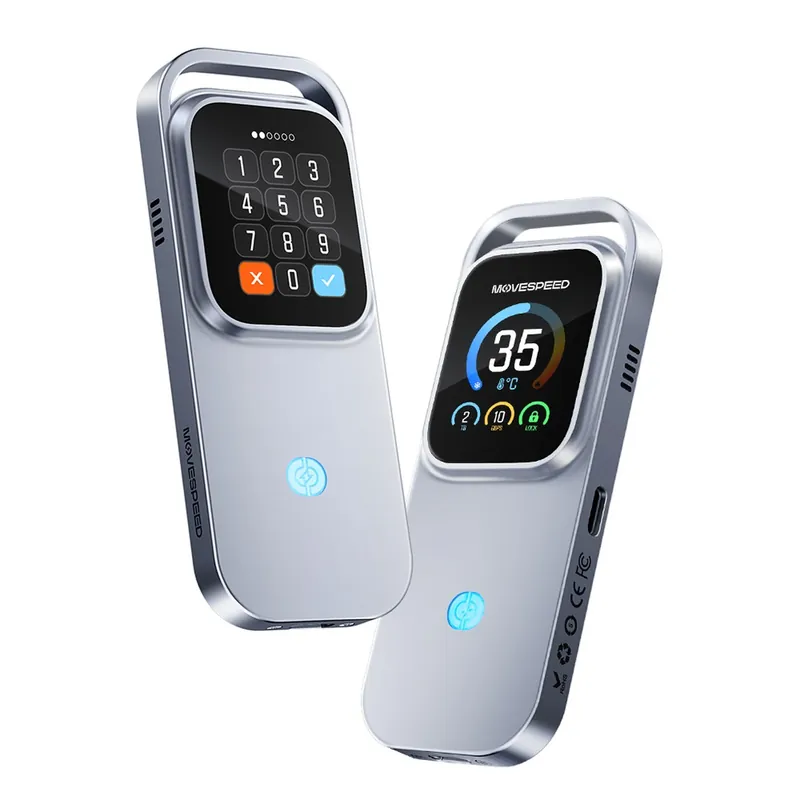 MOVESPEED AC10 Smart Touch Screen Encrypted SSD Enclosure