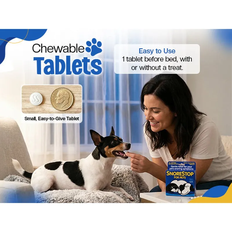 SnoreStop for Pets Anti-Snoring Tablets